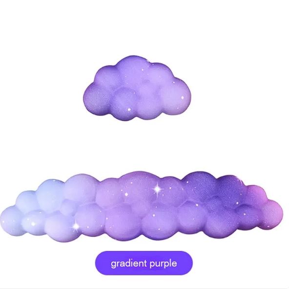 Cloud Wrist Rest — Soft Gel Keyboard & Mouse Wrist Support Set