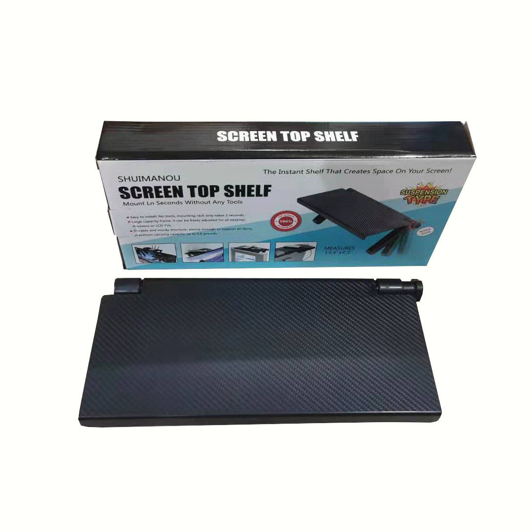 Riser Shelf — Monitor Desk Riser with Storage | Lifts Screen, Organizes Desk