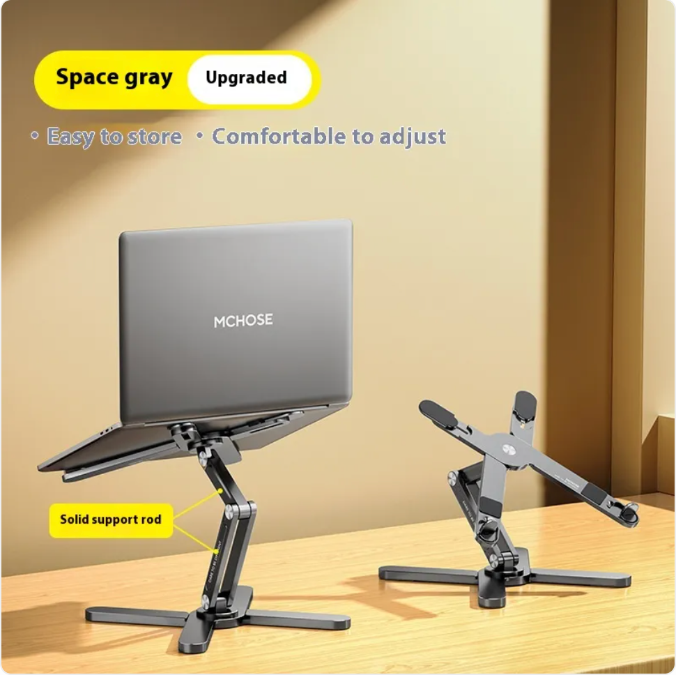 Air Stand — Foldable Aluminum Laptop Riser for Better Posture | Adjustable Height