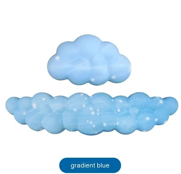 Cloud Wrist Rest — Soft Gel Keyboard & Mouse Wrist Support Set