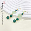 Qwiex incense bead earrings Green
