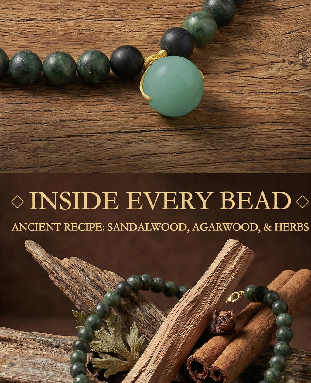 Qwiex incense bead necklace