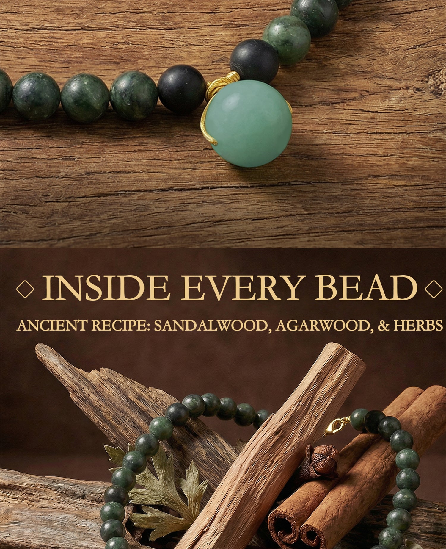 Qwiex incense bead necklace